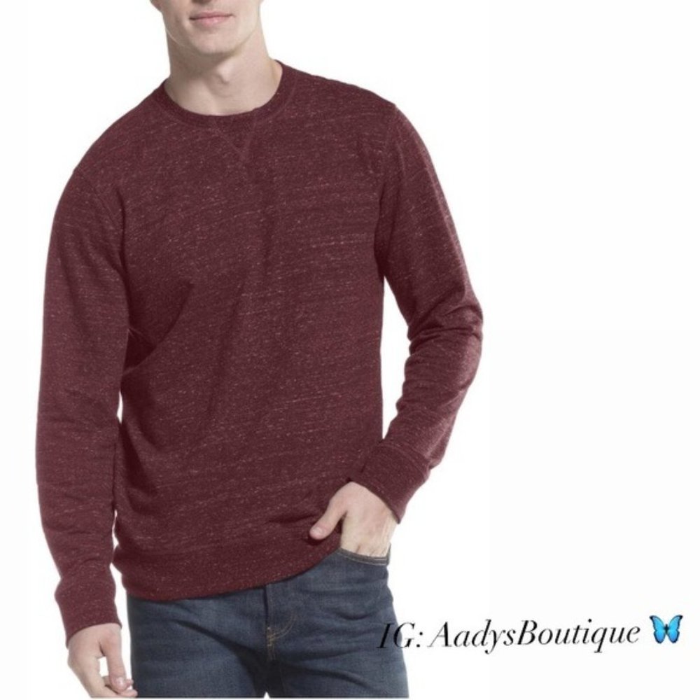 Southern Pines Ribbed Sweater Crew Neck, Wine Red Men's Big & Tall XXL New w/Tag